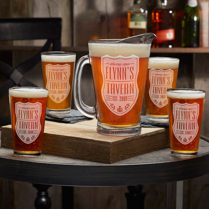 Beer Label Glass Collection Bed Bath & Beyond