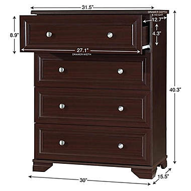 Belle Isle South Lake 4-Drawer Dresser. View a larger version of this product image.