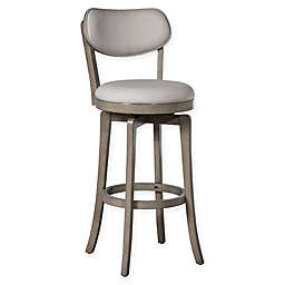 Hillsdale Furniture Sloan Swivel Bar and Counter Stool in Grey