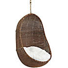 Alternate image 1 for Modway Landscape Outdoor Bean Swing Chair in Coffee/White