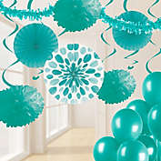 Creative Converting&trade; 32-Piece Birthday Party Decoration Kit in Teal