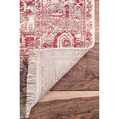 nuLOOM Tribal Medallion 3&#39; x 5&#39; Area Rug in Red. View a larger version of this product image.