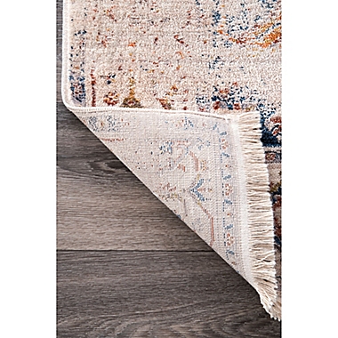 nuLOOM Tribal Medallion 10&#39; x 13&#39; Area Rug in Ivory. View a larger version of this product image.