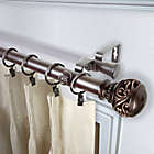 Alternate image 2 for Rod Desyne Isabella 28 to 48-Inch Double Window Drapery Rod Set in Bronze