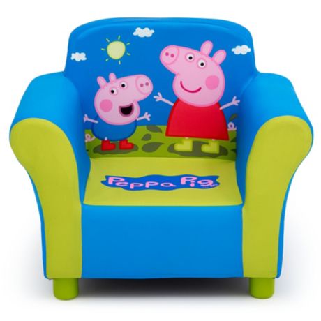 Delta Children Peppa Pig Upholstered Chair In Green