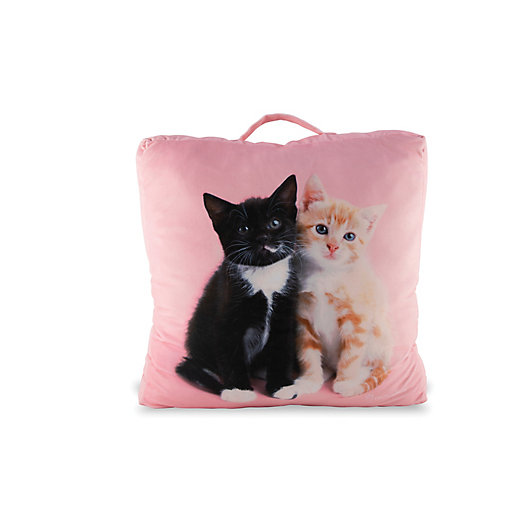 Alternate image 1 for Rachael Hale® Animals Kuro & Sienna Square Floor Cushion Pillow