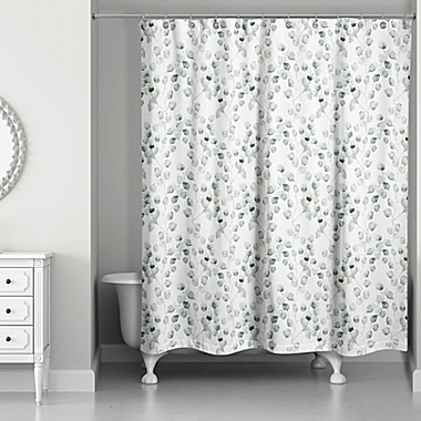 Direct Designs Eucalyptus Shower Curtain in Green. View a larger version of this product image.