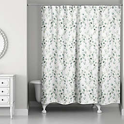 Direct Designs Eucalyptus Shower Curtain in Green