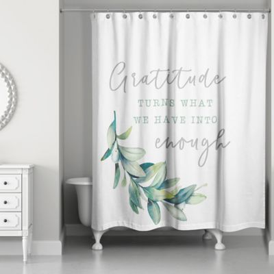 Shower Curtains With Words | Bed Bath 