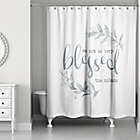 Alternate image 0 for Designs Direct So Very Blessed Shower Curtain in Grey