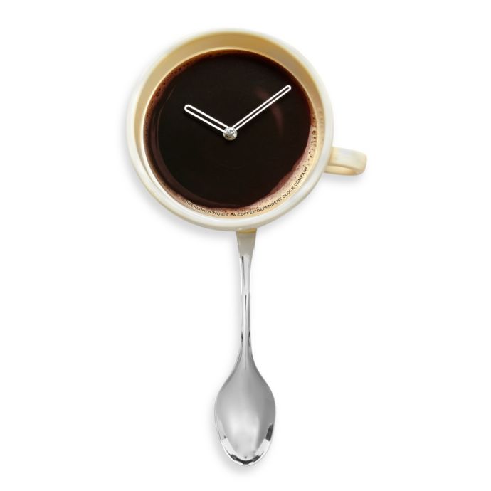 Coffee Cup Pendulum Wall Clock Bed Bath Beyond