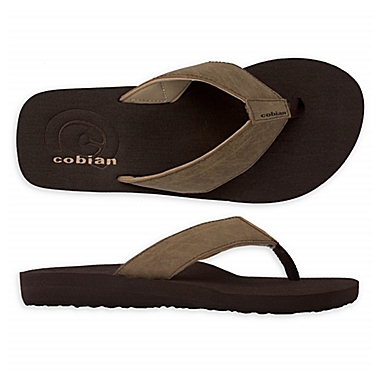 Cobian Floater Men&#39;s Sandal in Mocha. View a larger version of this product image.