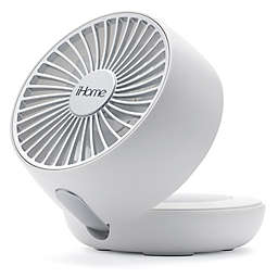 iHome® Air Table Fan and Sound Machine in White