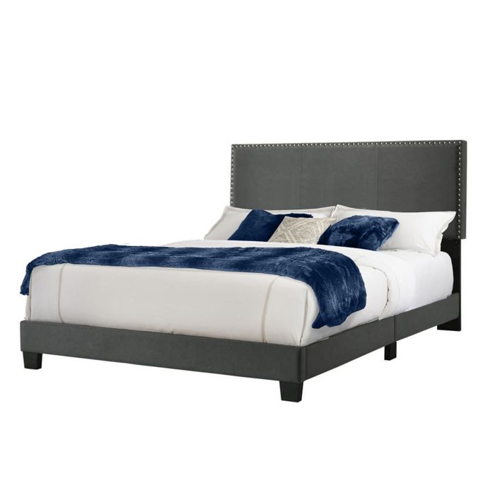 Royale Upholstered Panel Bed Bed Bath Beyond