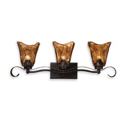 Uttermost 3-Light Bronze Vetraio Vanity Strip