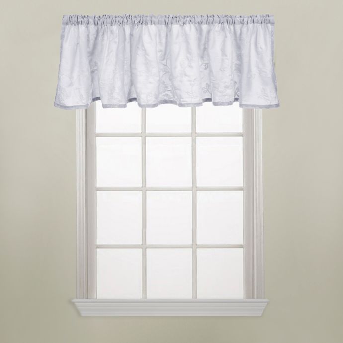 Wamsutta® Vintage Floral Embroidery Window Valance Bed Bath and