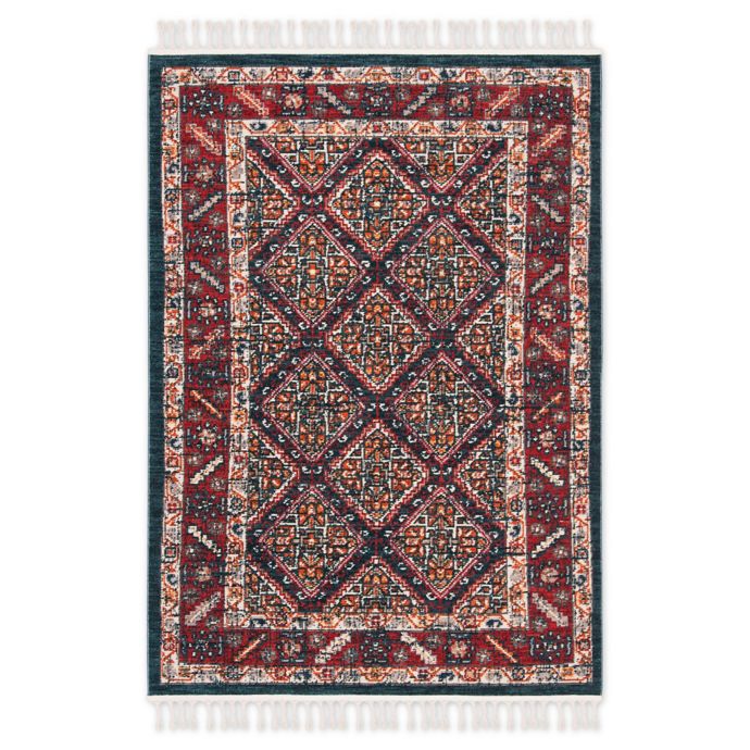 Safavieh Farmhouse Magnolia Rug in Navy | Bed Bath & Beyond