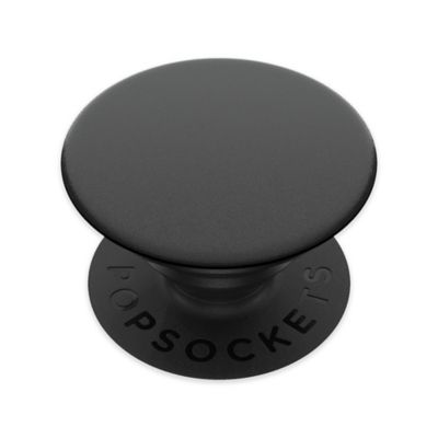 PopSockets&reg; Swappable PopGrip Phone Grip and Stand in Black