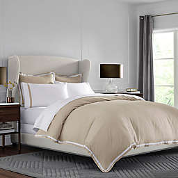 Martex® Hotel Ultra Soft Full/Queen Duvet Cover Set in Khaki/White
