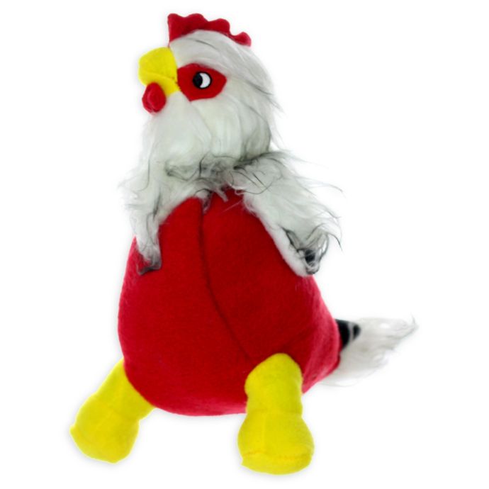 rooster dog toy squeaker