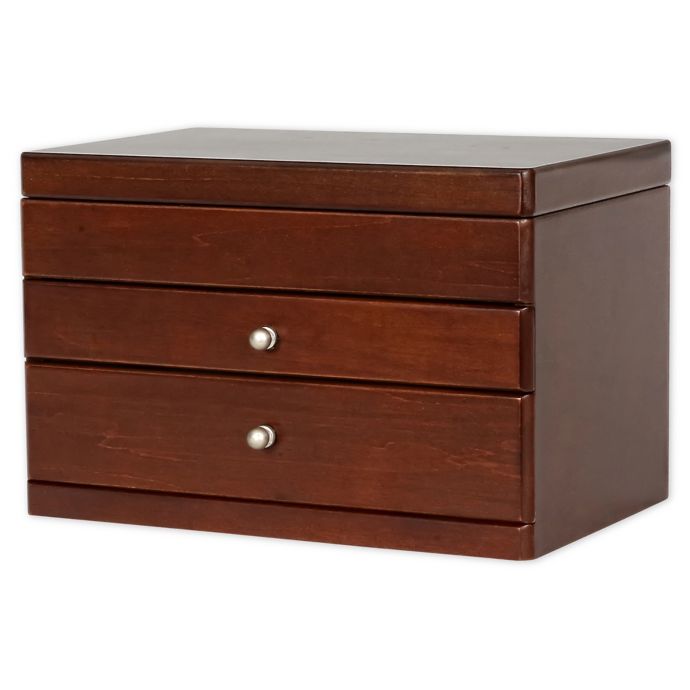 Mele & Co. Brisbane Wooden Jewelry Box In Walnut Bed Bath & Beyond
