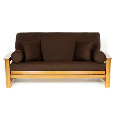 Royal Heritage Cotton Futon Cover in Brown