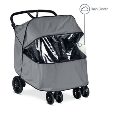 Britax&reg; B-Lively Double Rain Cover in Grey. View a larger version of this product image.