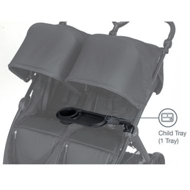 Britax&reg; B-Lively Double Child Tray in Black. View a larger version of this product image.