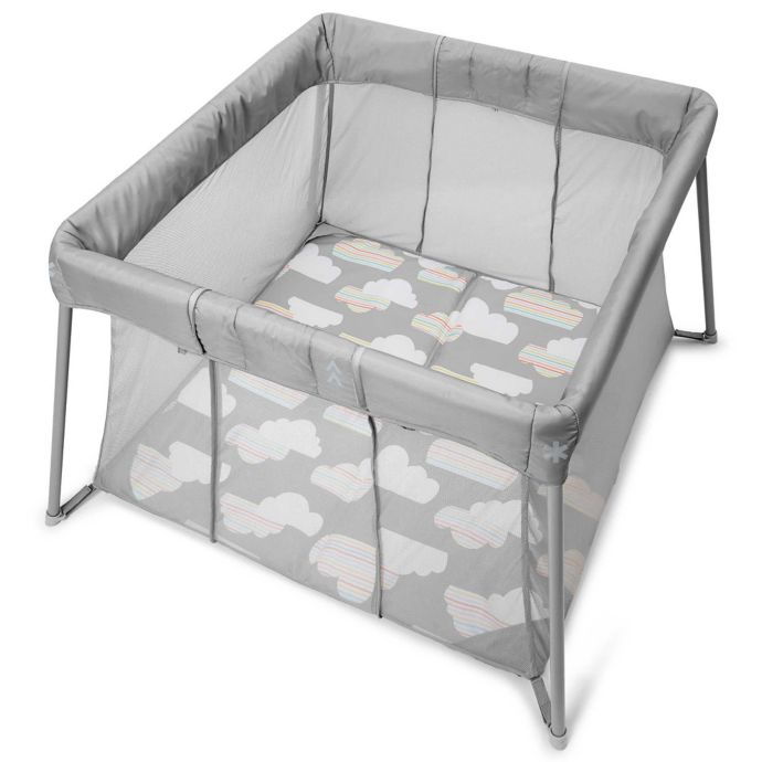 Skip Hop Play To Night Expanding Playard Travel Crib In Grey