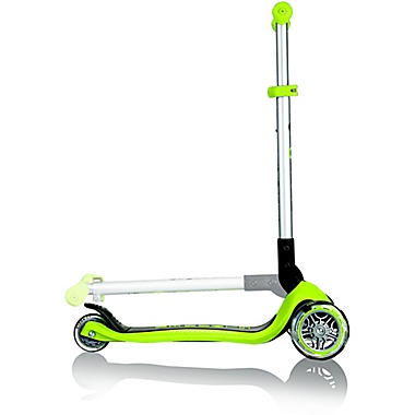 Globber Scooters Primo Foldable Scooter in Lime Green. View a larger version of this product image.