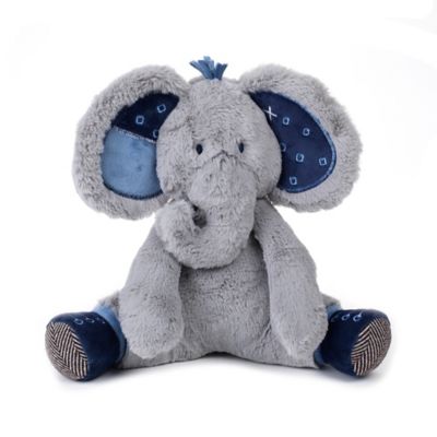 elephant sshlumpie blanket plush in gray