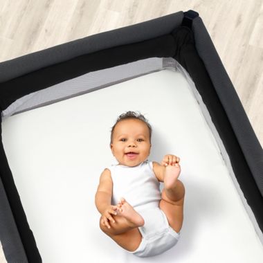 Chicco&reg; Lullaby Playard Polyester 2-Pack Fitted Sheet Set in White. View a larger version of this product image.