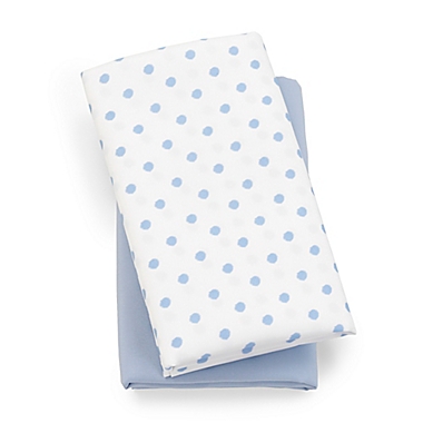 Chicco&reg; Lullaby Playard Polyester 2-Pack Fitted Sheet Set. View a larger version of this product image.