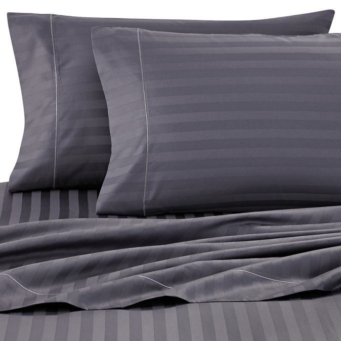 Wamsutta Damask Stripe 500 Thread Count Pimacott Pillowcases