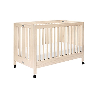 Babyletto Maki Full-Size Portable Crib in Washed Natural. View a larger version of this product image.
