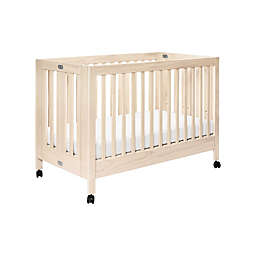Babyletto Maki Full-Size Portable Crib in Washed Natural