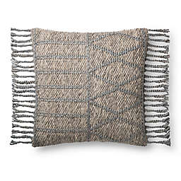 Magnolia Home By Joanna Gaines™ Otto Textured Square Throw Pillow in Grey