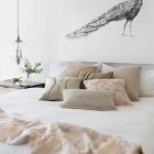 Alternate image 1 for Magnolia Home By Joanna Gaines Giselle Square Throw Pillow in Sand/Ivory