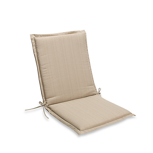 Medford Solid Outdoor Folding Sling, Outdoor Sling Back Chair Cushions