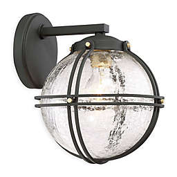 Minka-Lavery® Rond 1-Light Outdoor Wall Sconce in Black