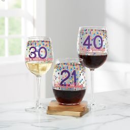 Birthday Wine Glass Bed Bath Beyond