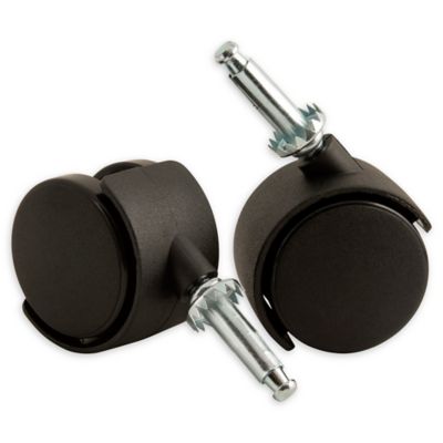 2-Pack Twin Wheel Swivel Casters
