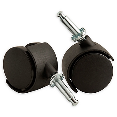 2-Pack Twin Wheel Swivel Casters. View a larger version of this product image.