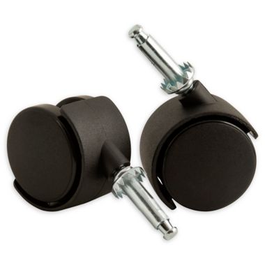 2-Pack Twin Wheel Swivel Casters. View a larger version of this product image.