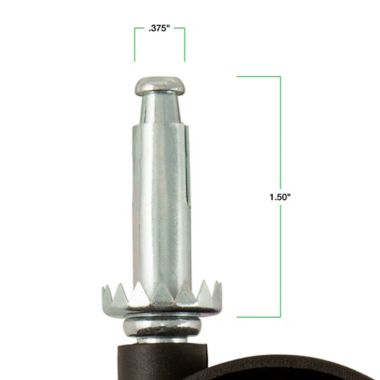 2-Pack Twin Wheel Swivel Casters. View a larger version of this product image.