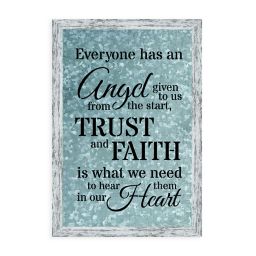 Everyone Has an Angel 17.75-Inch x 25.75-Inch Framed Wall Art