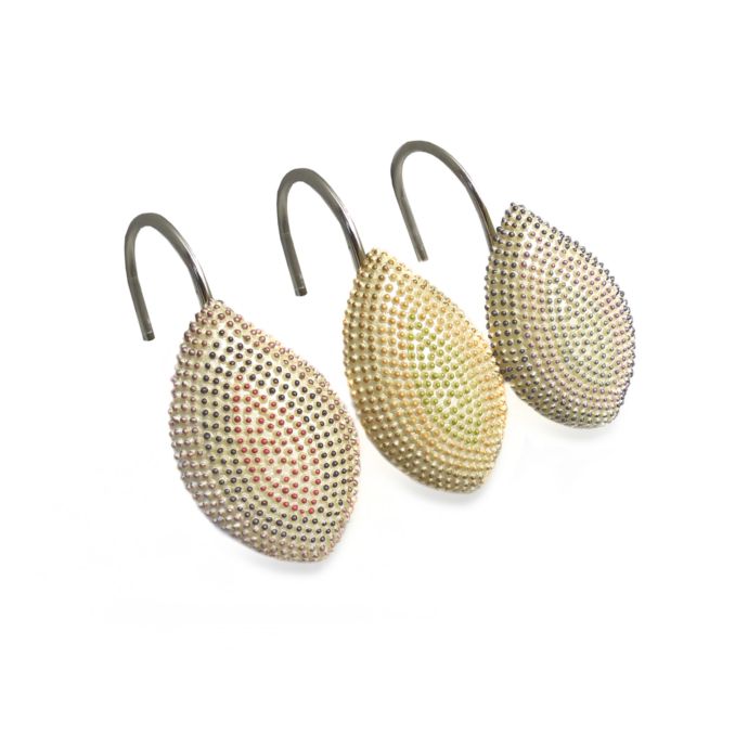 Croscill® Mosaic Leaves Shower Curtain Hooks | Bed Bath & Beyond