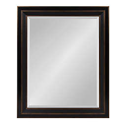 Kate and Laurel™ Whitley 23.5-Inch x 29.5-Inch Rectangular Wall Mirror in Black