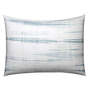 Vera Wang&reg; Marble Shibori King Pillow Sham in Silver/Blue