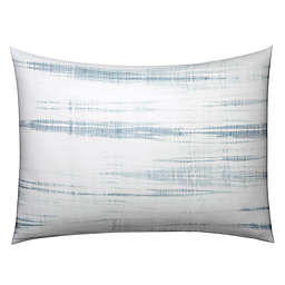 Vera Wang® Marble Shibori Standard Pillow Sham in Silver/Blue